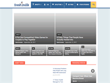 Tablet Screenshot of freshmilk.com